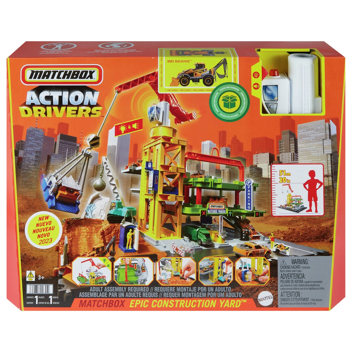 Matchbox Action Drivers Matchbox Construction Yard Playset