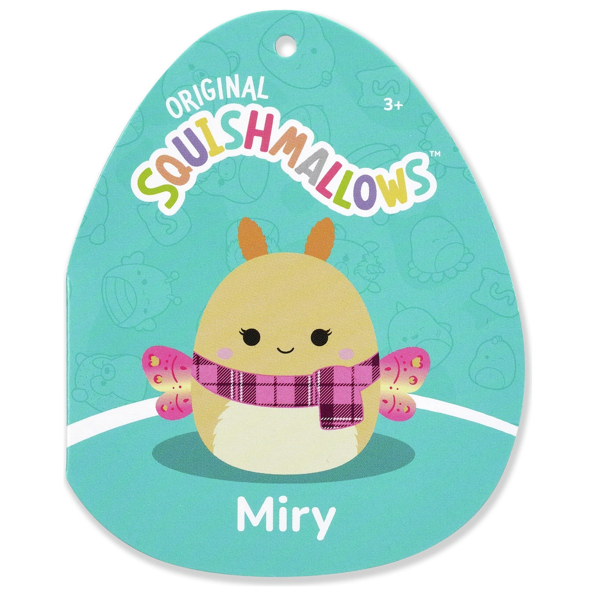 Squishmallows 20" Yellow Moth Plush