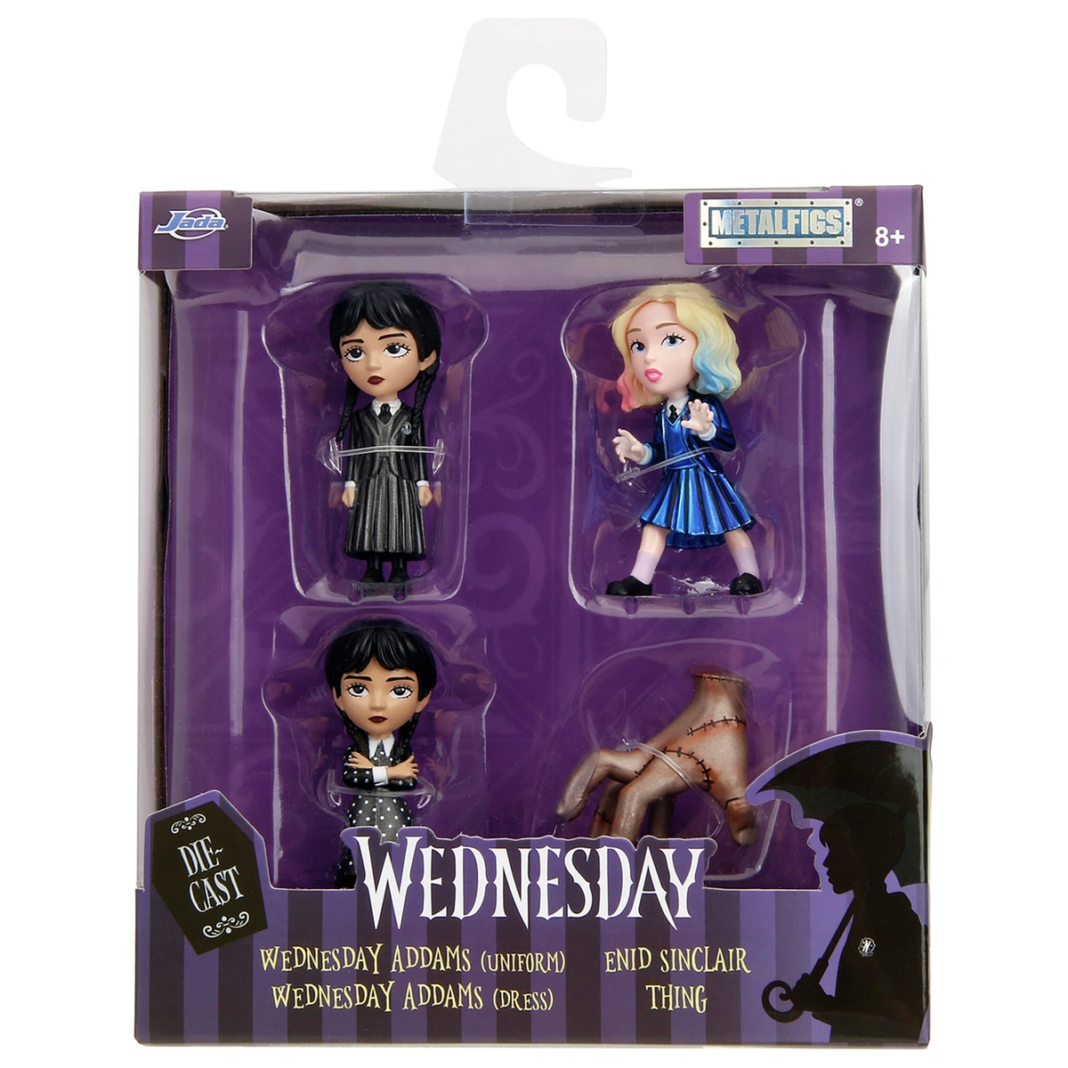 Jada Wednesday 2.5 Inch Figures-Pack of 4