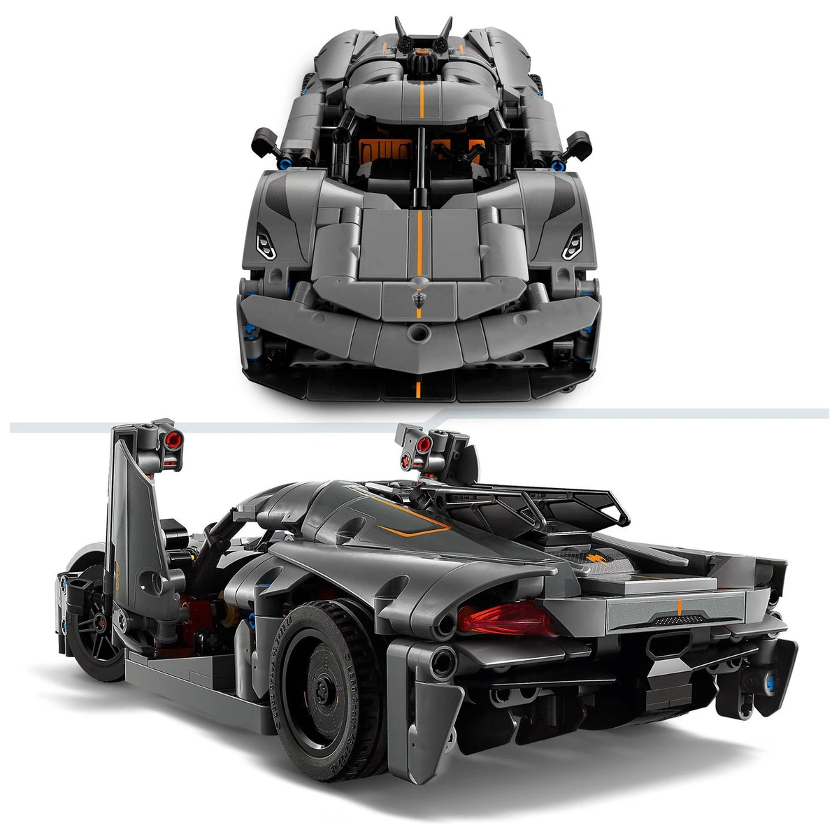LEGO Technic Koenigsegg Jesko Absolut Grey Hypercar 42173