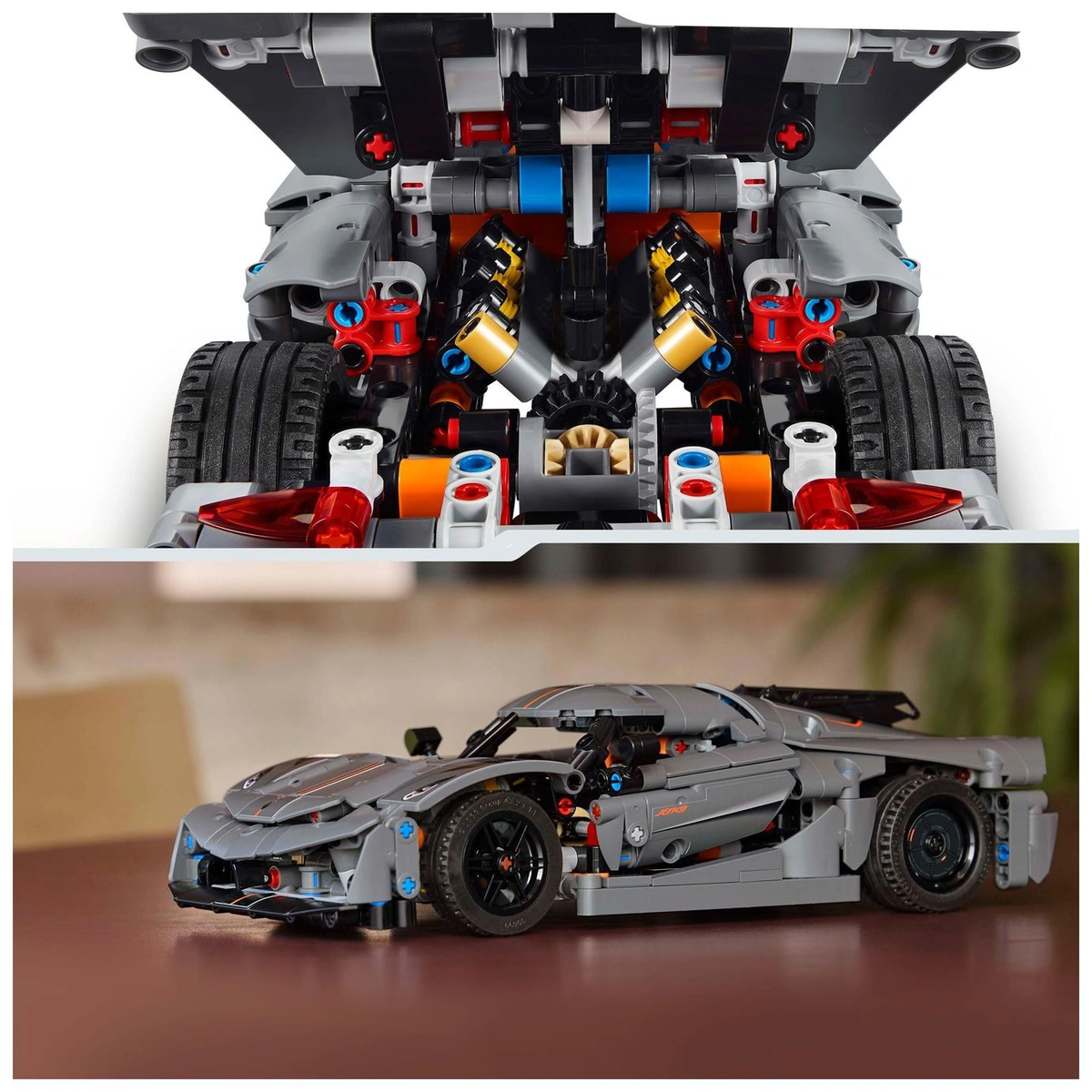 LEGO Technic Koenigsegg Jesko Absolut Grey Hypercar 42173