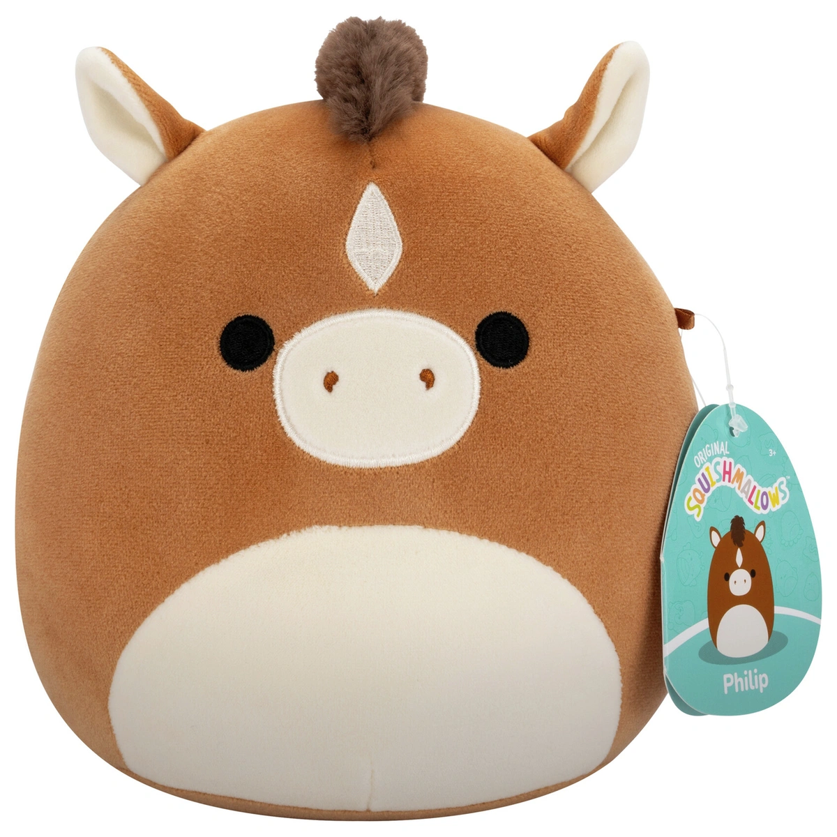 Original Squishmallows 7.5-Inch Philip the Brown Horse