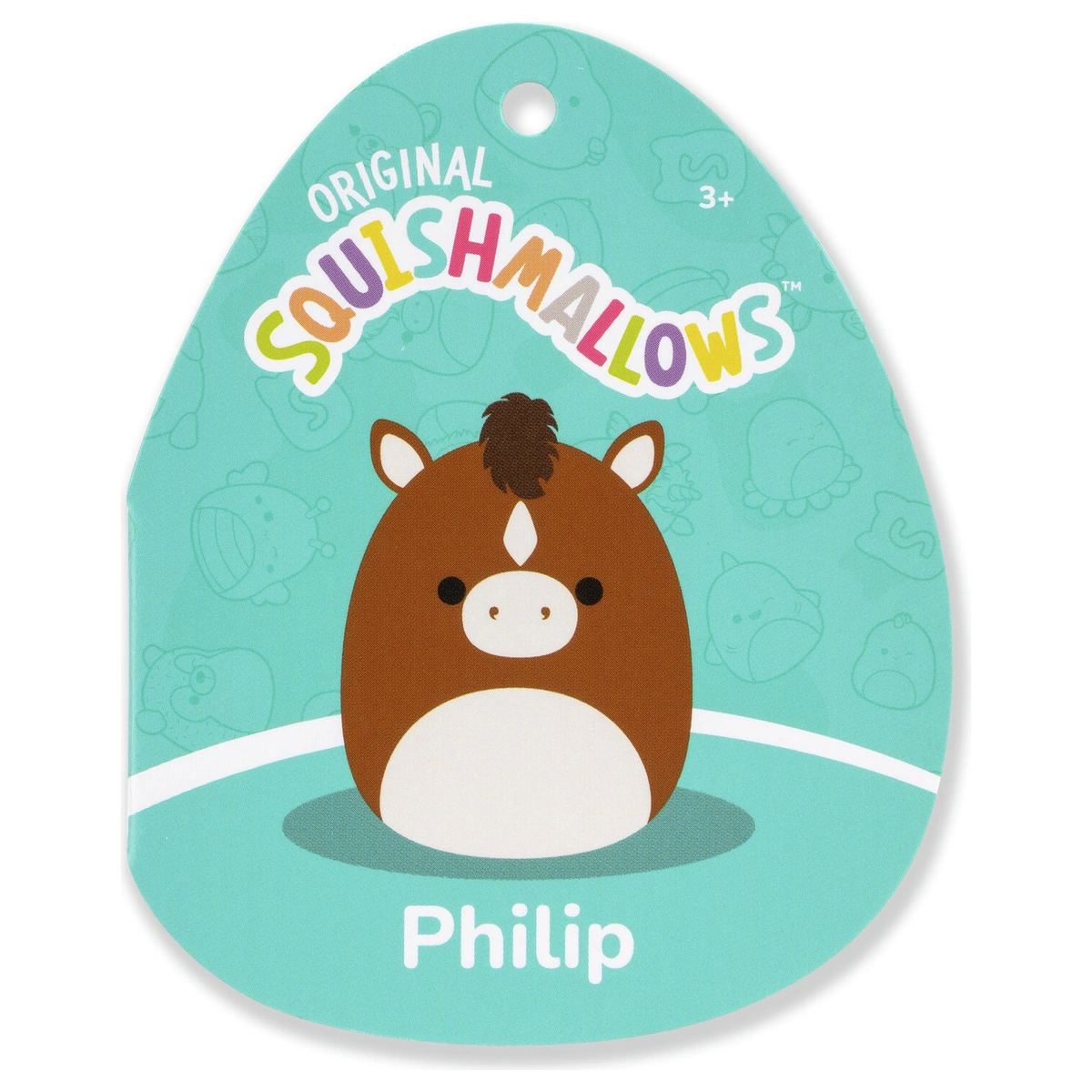 Original Squishmallows 7.5-Inch Philip the Brown Horse