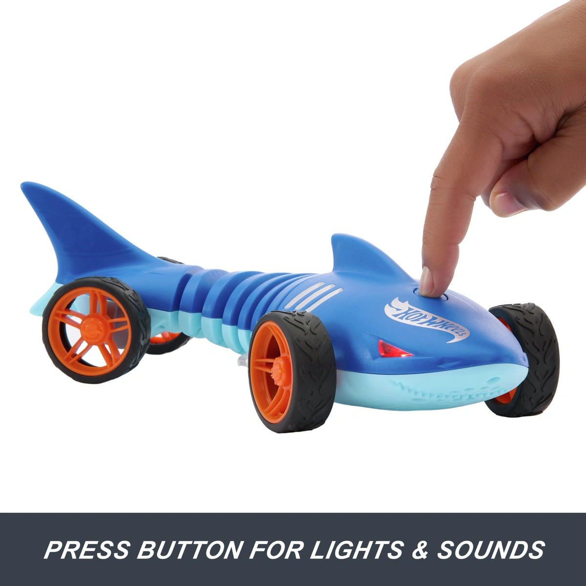 Hot Wheels Shark Speeder, Battery-Powered RC Vehicle