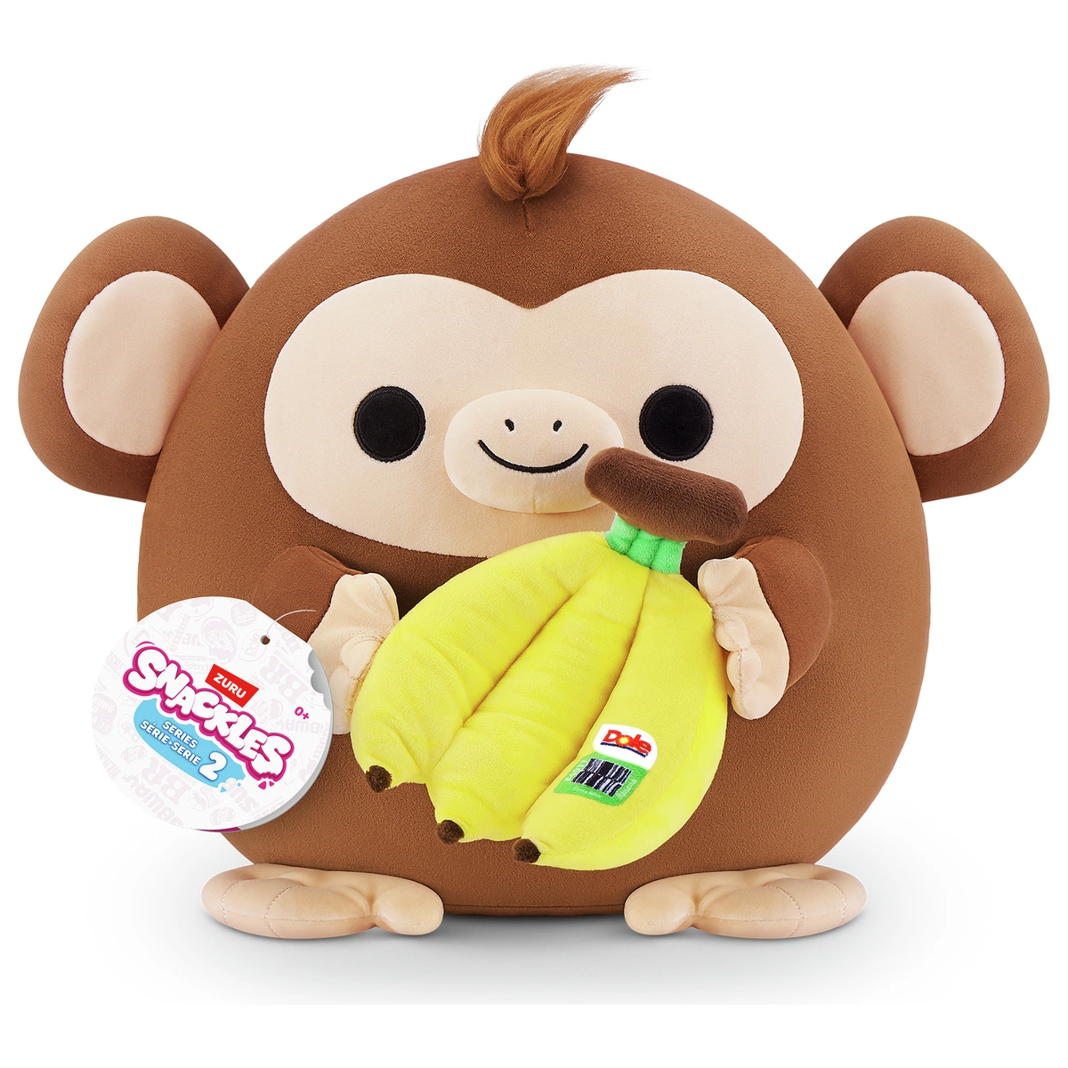 Zuru Snackles Monkey and Dole Banana 14" Plush