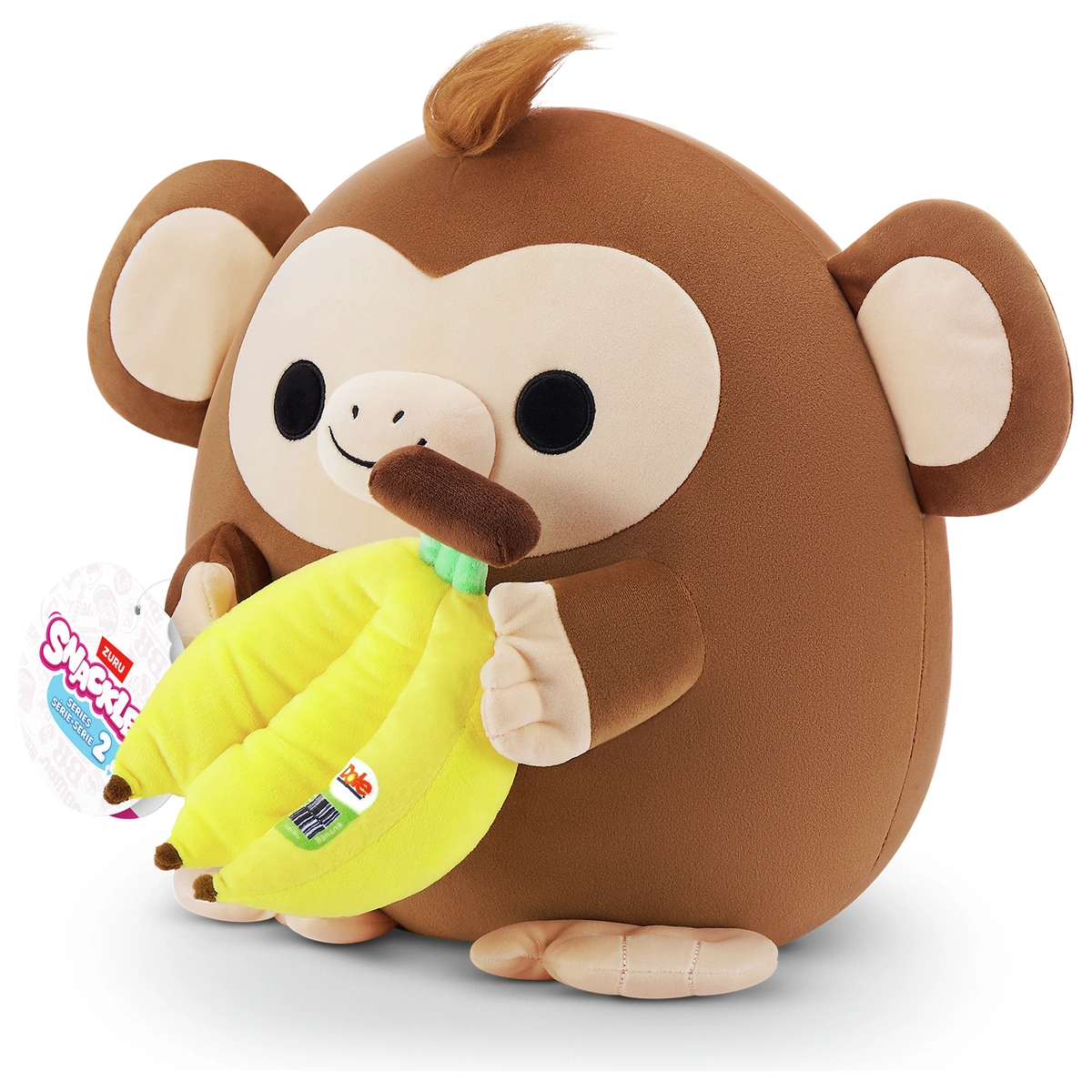 Zuru Snackles Monkey and Dole Banana 14" Plush