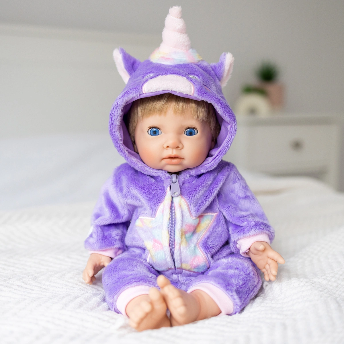 Tiny Treasures Unicorn Star All In One Outfit