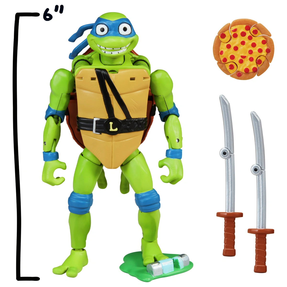 Teenage Mutant Ninja Turtles Pet To Ninja Leonardo Figure
