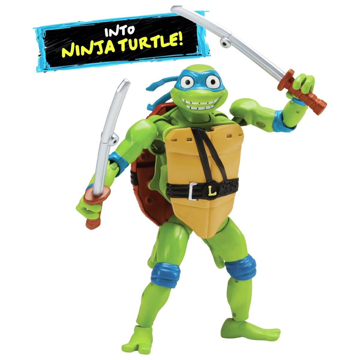 Teenage Mutant Ninja Turtles Pet To Ninja Leonardo Figure