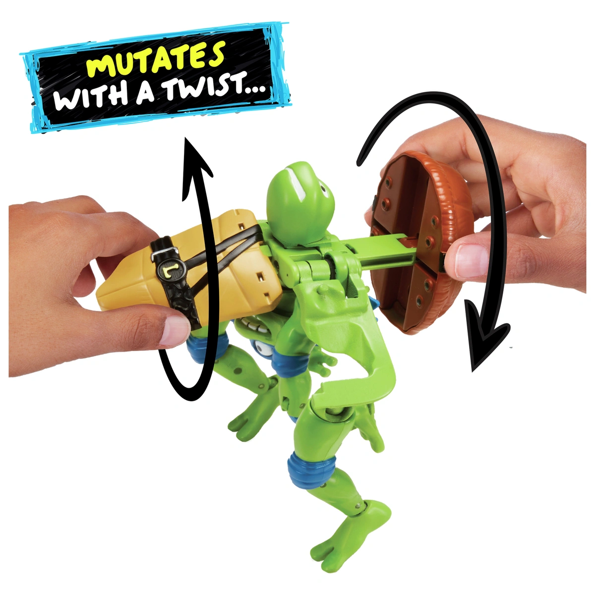 Teenage Mutant Ninja Turtles Pet To Ninja Leonardo Figure