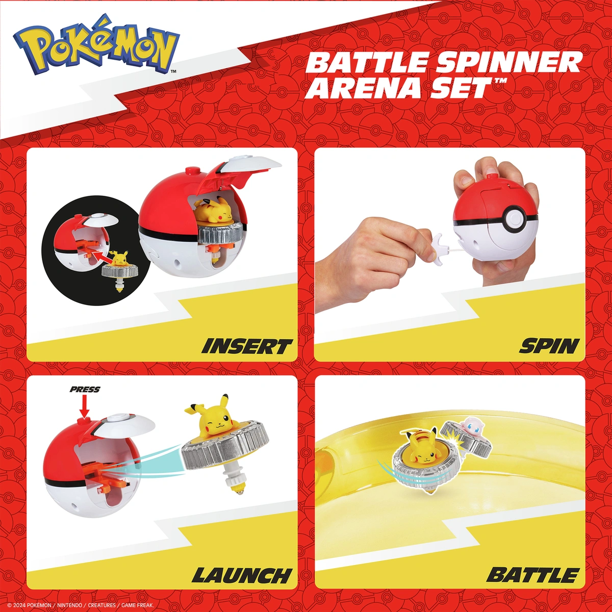 Pokemon Battle Spinner Arena Set