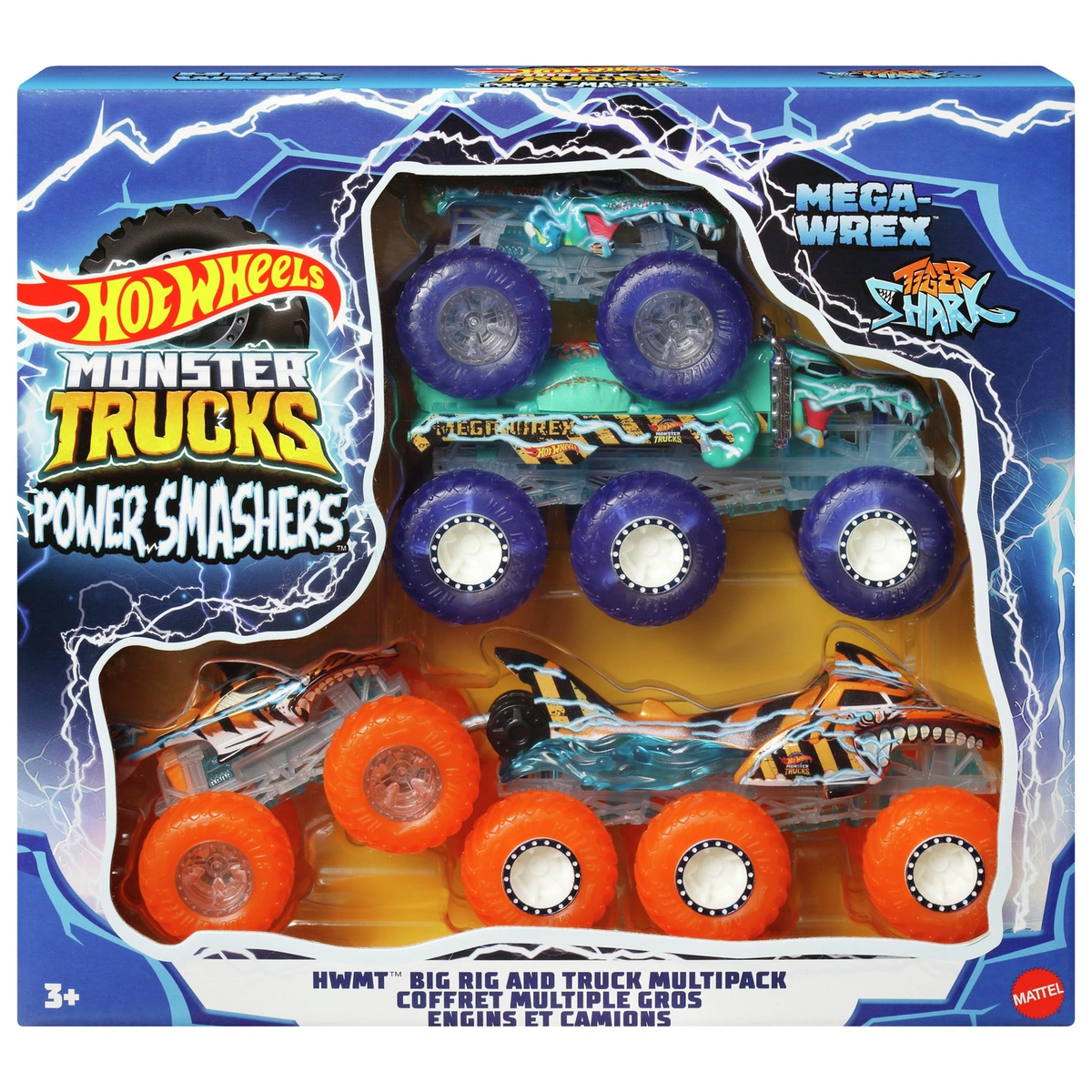 Hot Wheels Monster Trucks 1:64 Truck & Big Rig Multipack