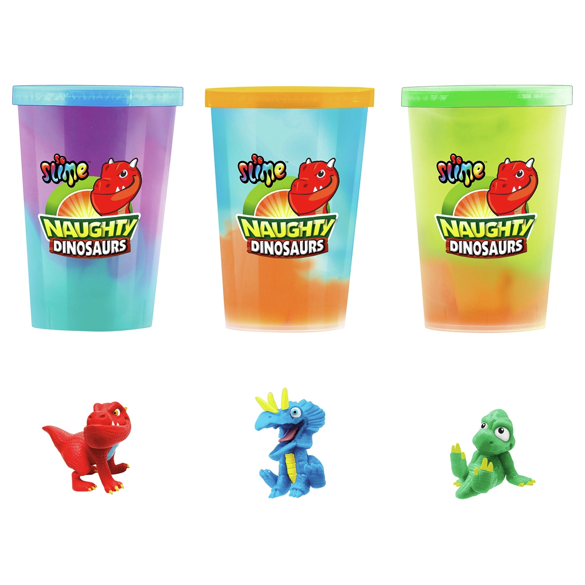 So Slime Collectable Dino-Pack of 3