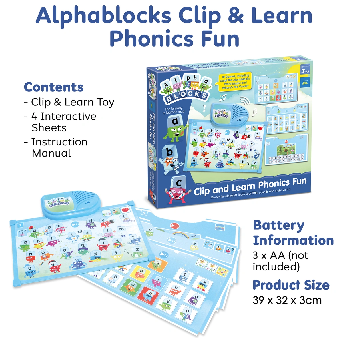 Alphablocks Clip & Learn