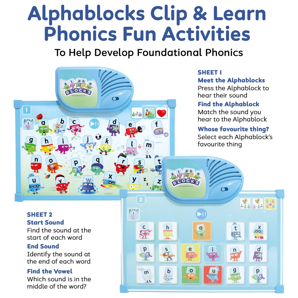 Alphablocks Clip & Learn