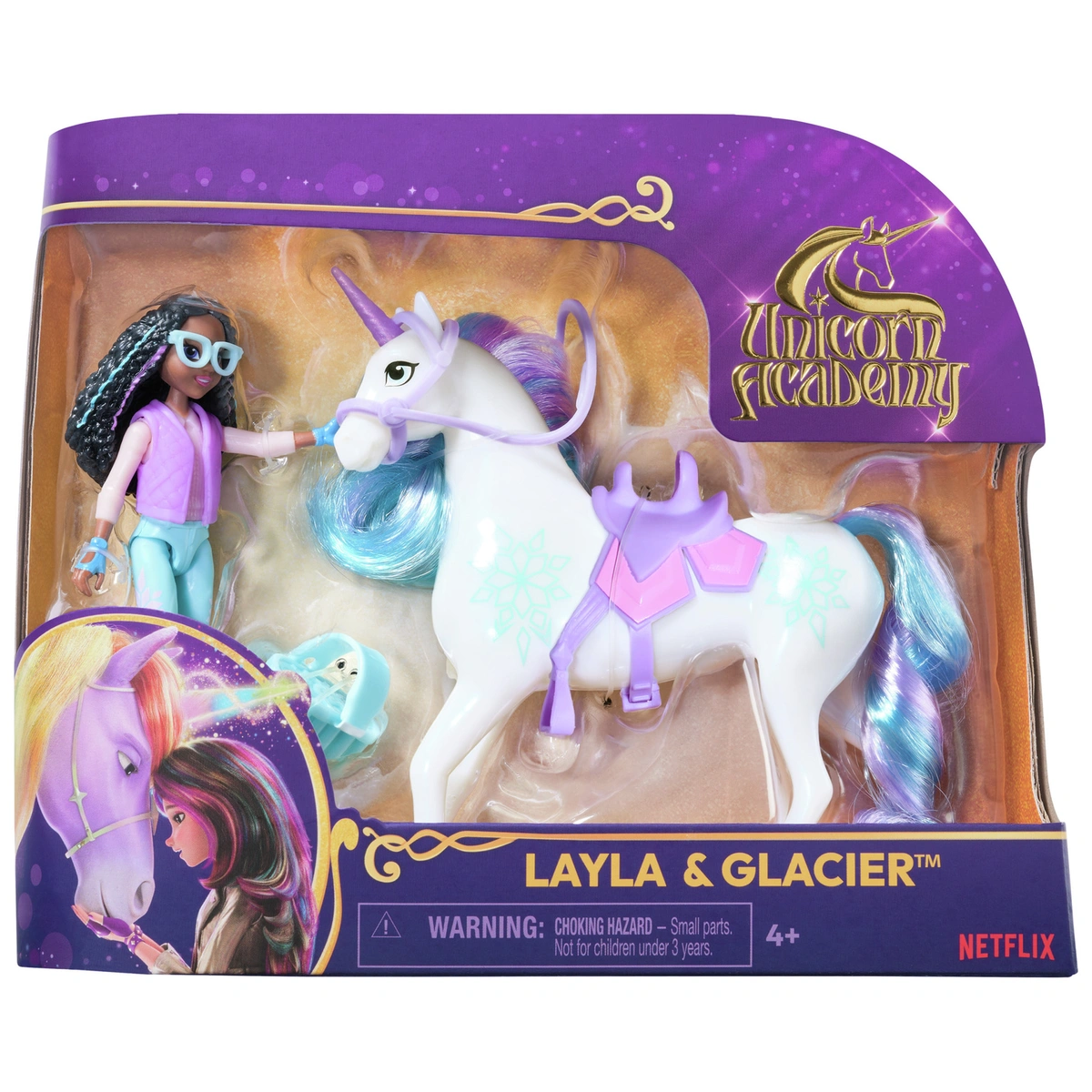 Unicorn Academy Layla and  Glacier Small Doll