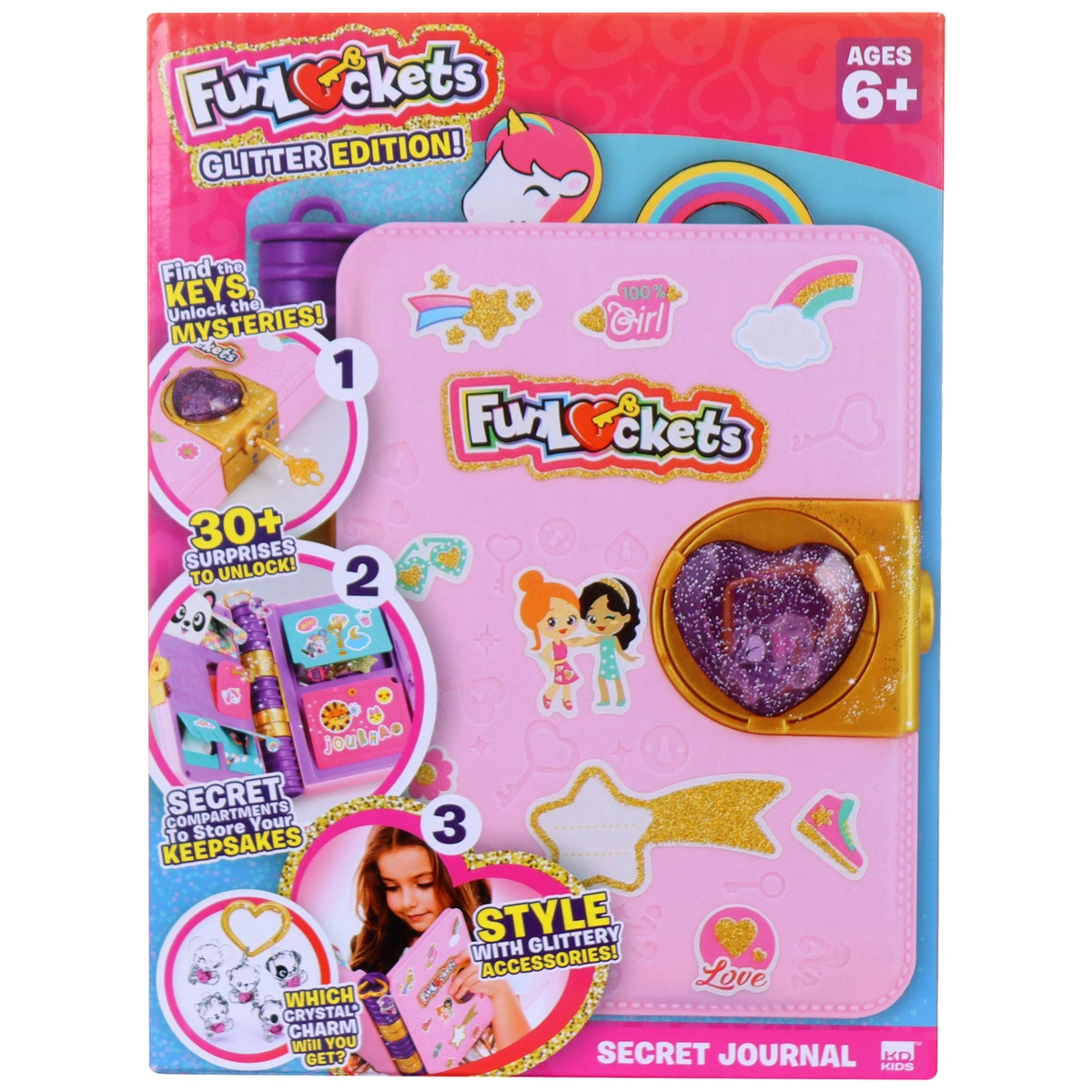 FunLockets Secret Journal Diary Set