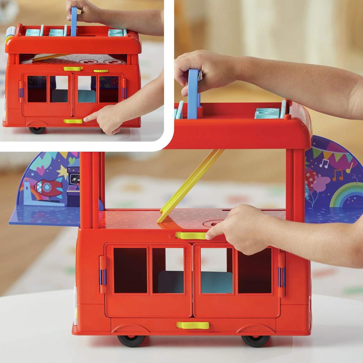Peppa Pig 2 in 1 Party Bus