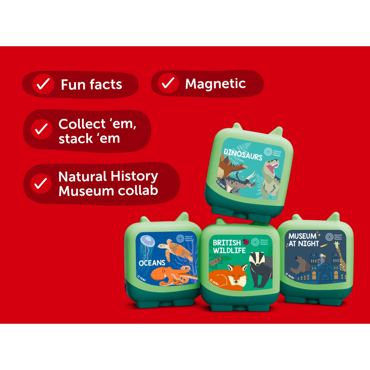 Tonies Natural History Museum Discovery Crew Audio Set
