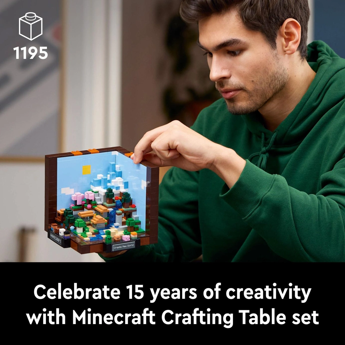 LEGO Minecraft The Crafting Table model Set for Adults 21265