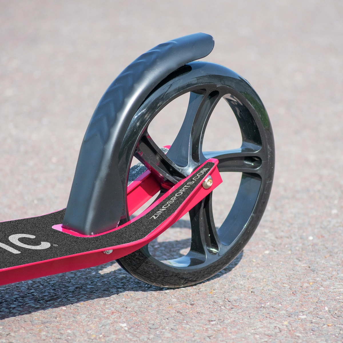 Zinc Trace Foldable Big Wheel Scooter - Red
