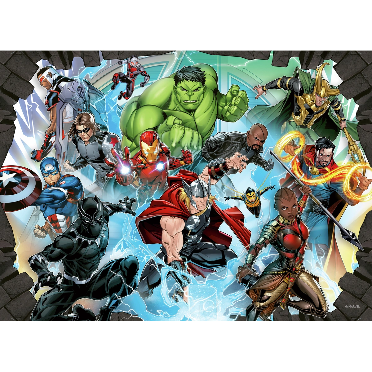 Marvel Avengers 4 X 100 Pieces Puzzle