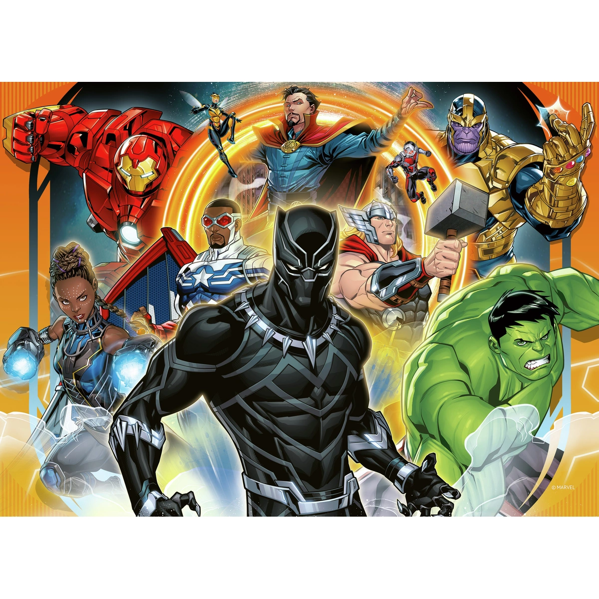 Marvel Avengers 4 X 100 Pieces Puzzle