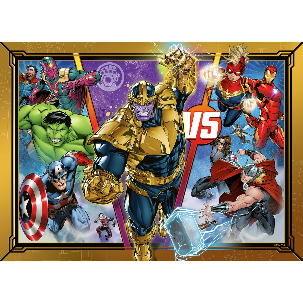 Marvel Avengers 4 X 100 Pieces Puzzle