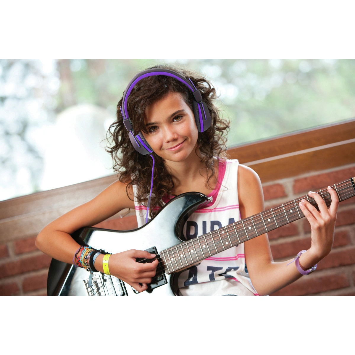 JLab JBuddies Kids Headphones - Grey/ Purple