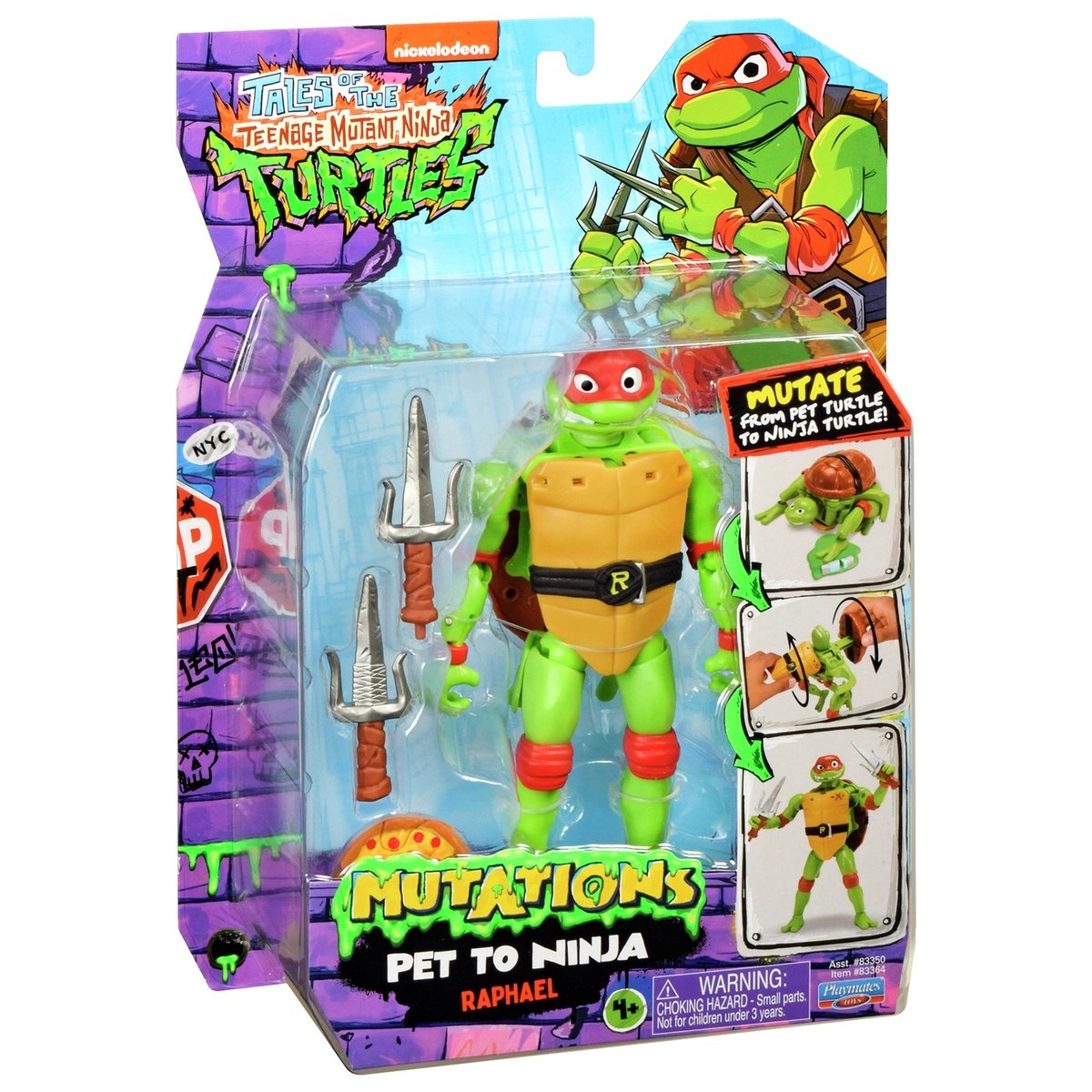 Teenage Mutant Ninja Turtles Pet To Ninja Raphael