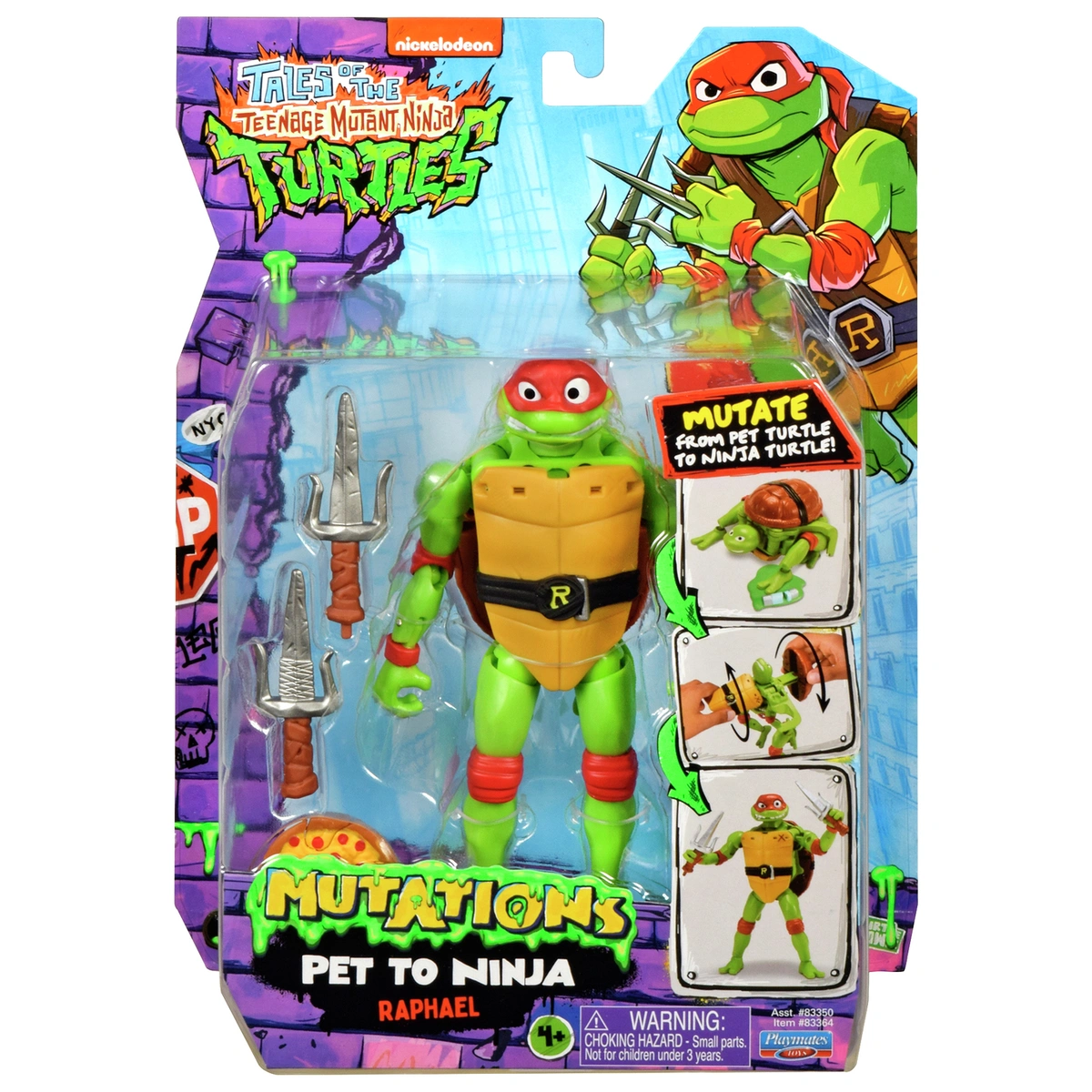 Teenage Mutant Ninja Turtles Pet To Ninja Raphael