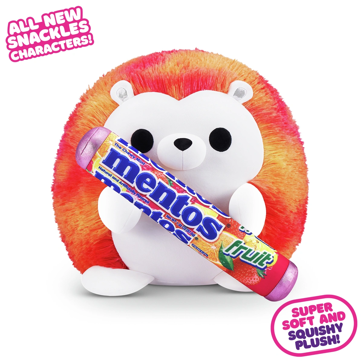 Snackles Series 2 Mentos Hedgehog 14" Plush