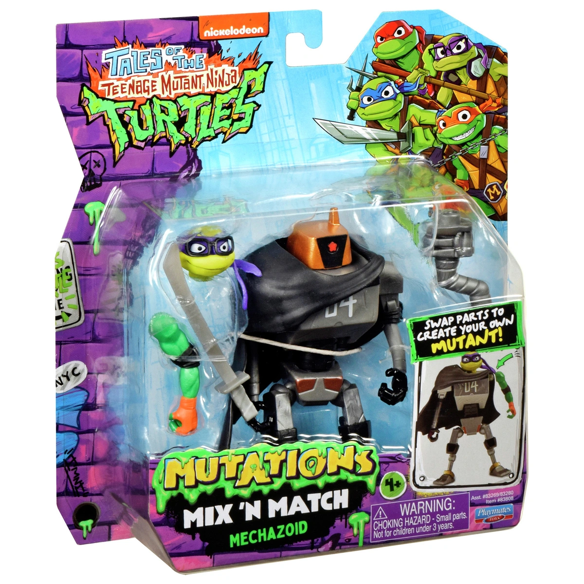 Teenage Mutant Ninja Turtle Mix N Match Mechazoid Figure