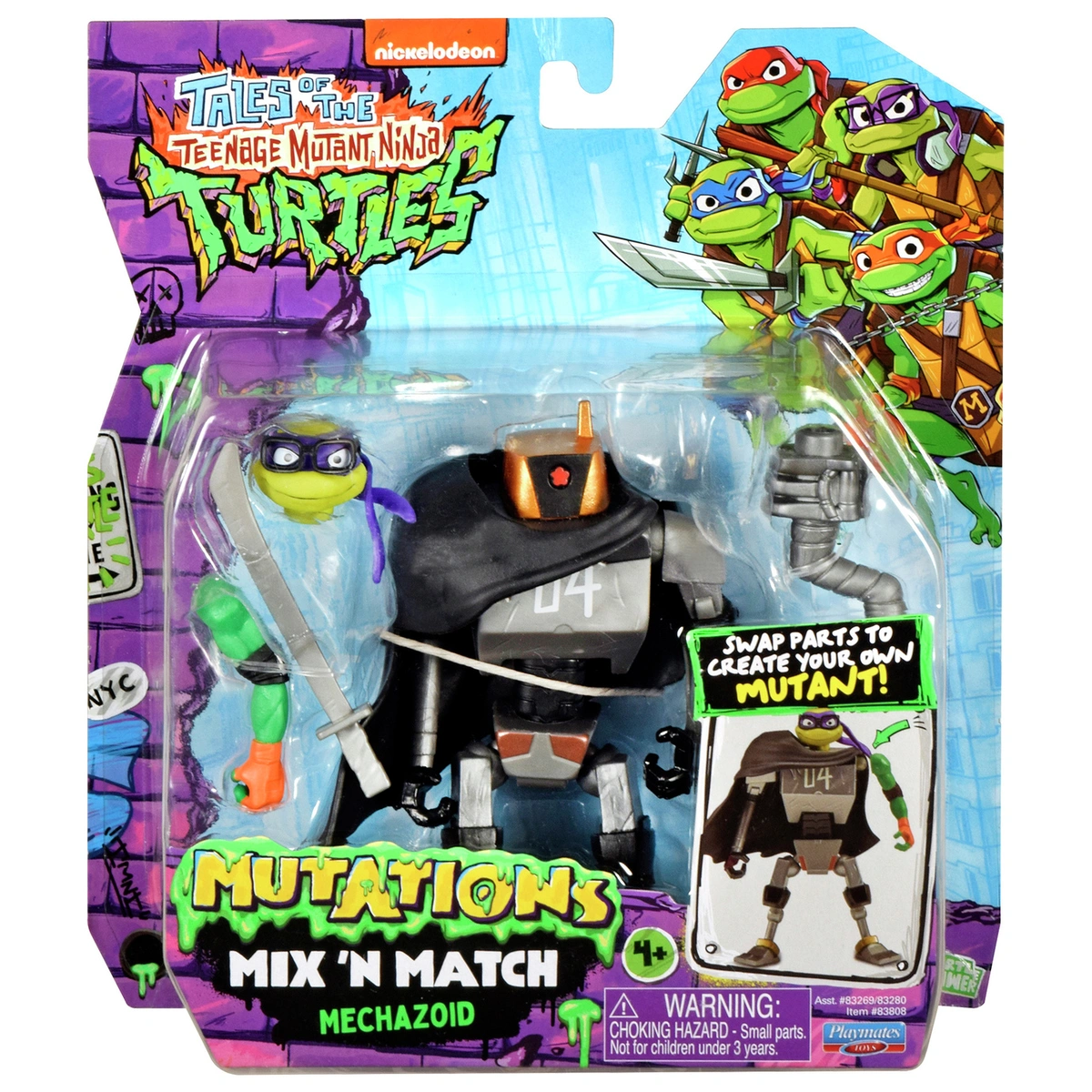 Teenage Mutant Ninja Turtle Mix N Match Mechazoid Figure
