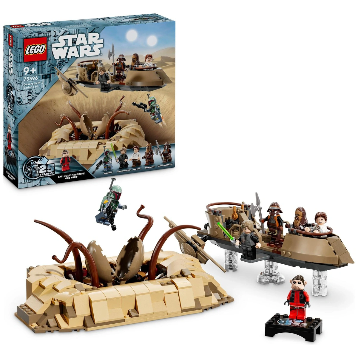 LEGO Star Wars Desert Skiff & Sarlacc Pit Building Toy 75396