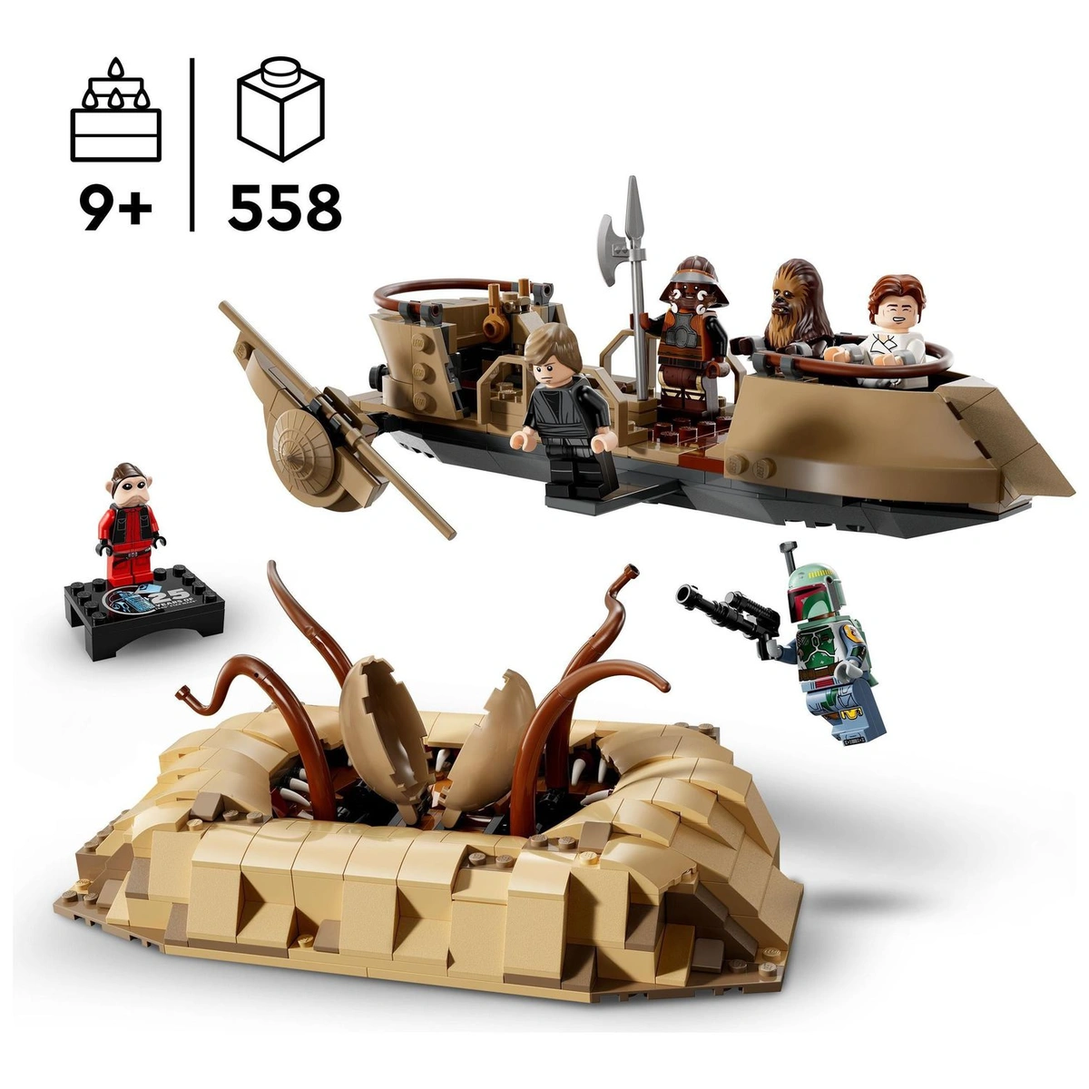LEGO Star Wars Desert Skiff & Sarlacc Pit Building Toy 75396