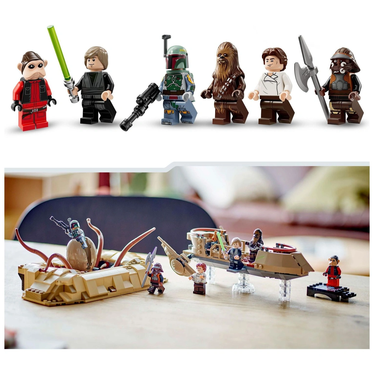 LEGO Star Wars Desert Skiff & Sarlacc Pit Building Toy 75396