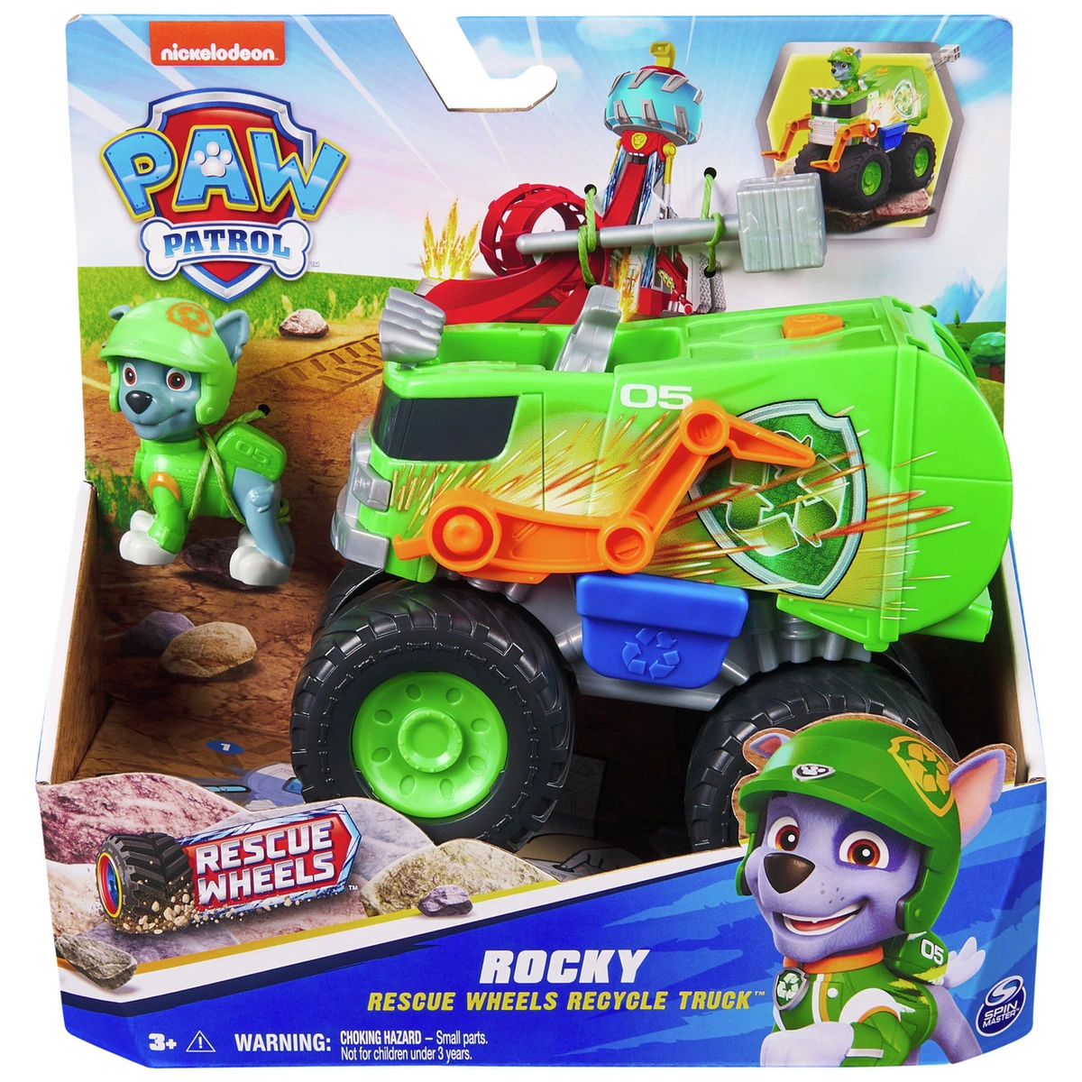 PAW Patrol Rescue Wheels Theme Vehicle - Rocky
