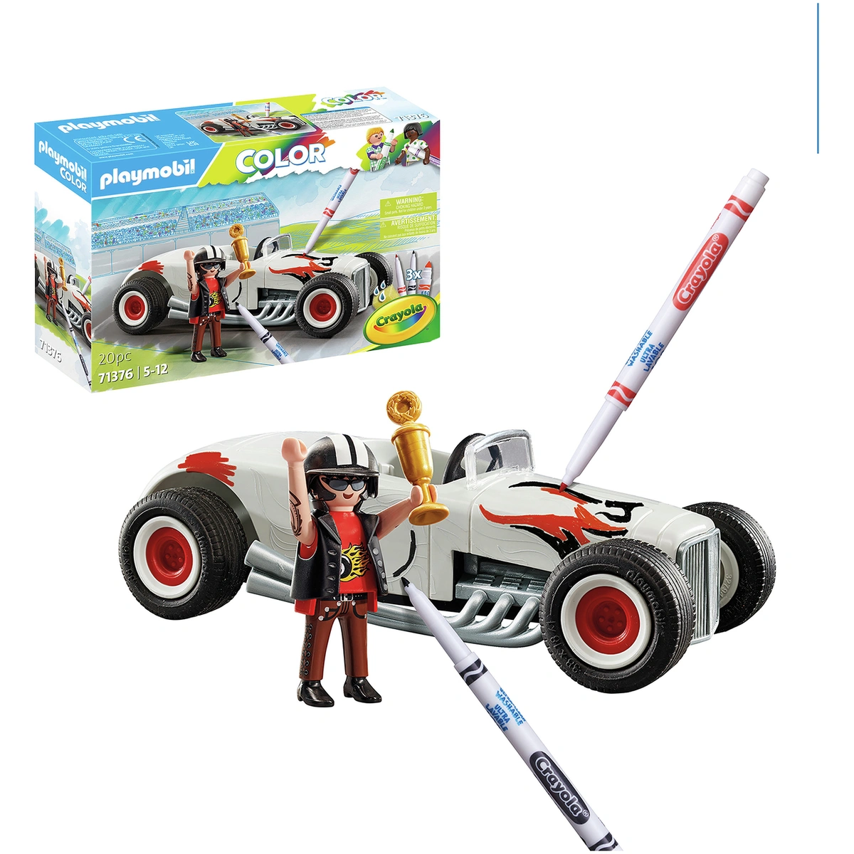 Playmobil Color Racing Car - Hot Rod