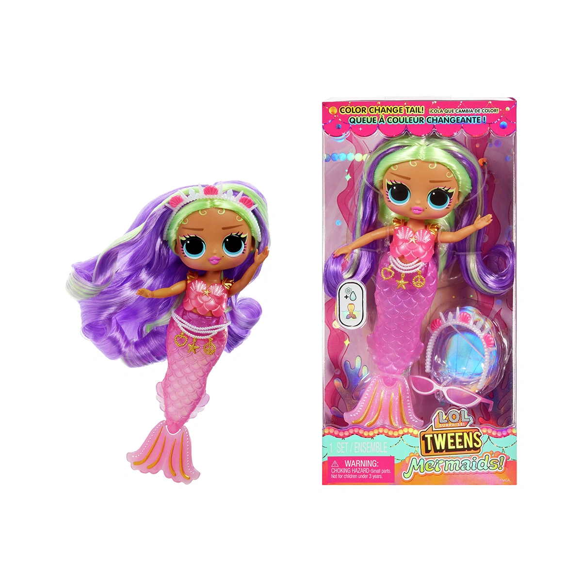 L.O.L. Surprise Tweens Mermaid Cleo Clove Fashion Doll