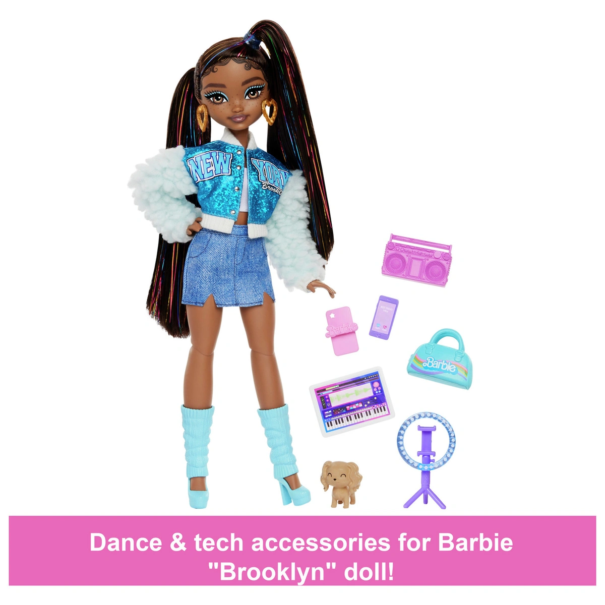 Barbie Dream Besties Brooklyn Doll and Music Accessories