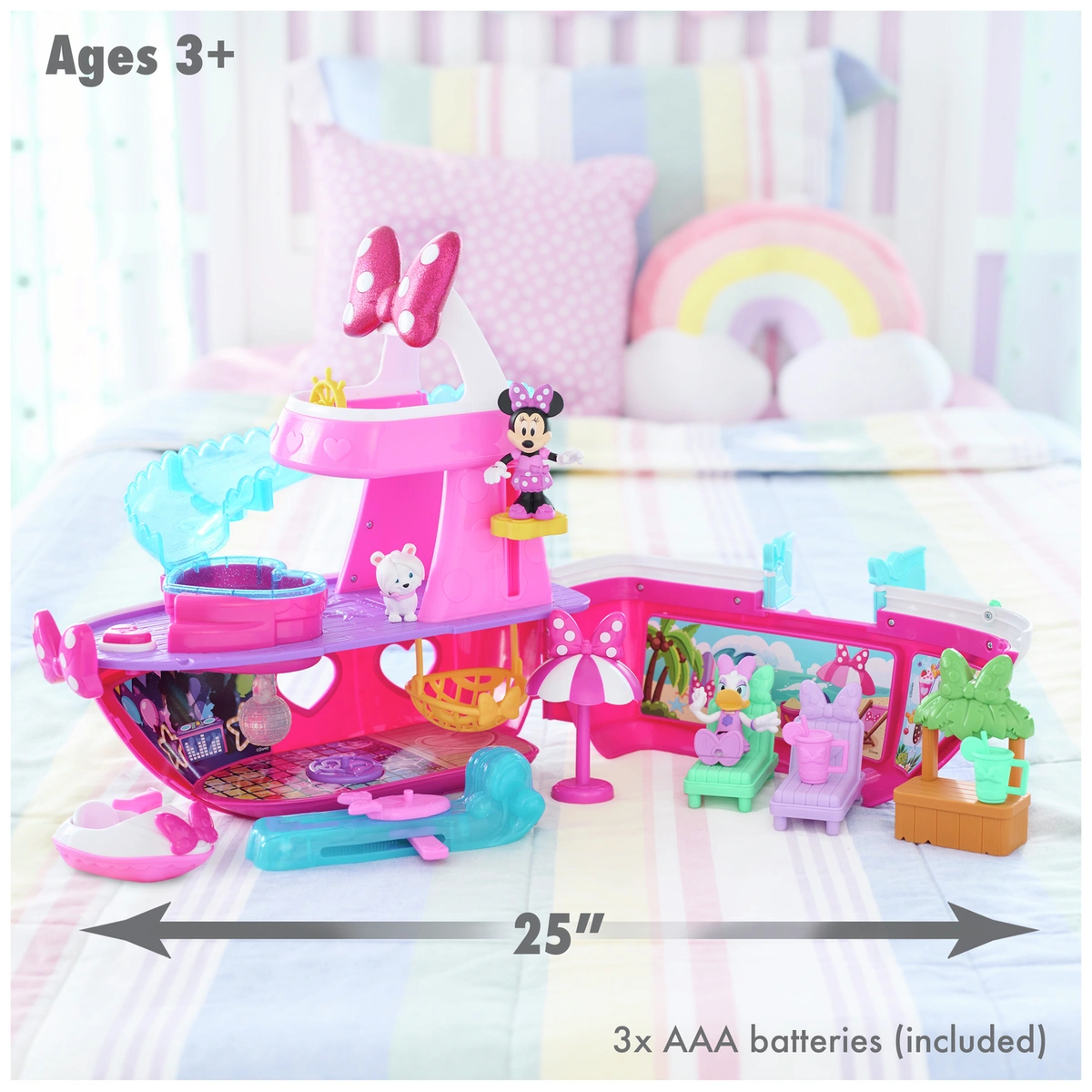 Disney Junior Minnie Mouse Bowdazzling Yacht Playset