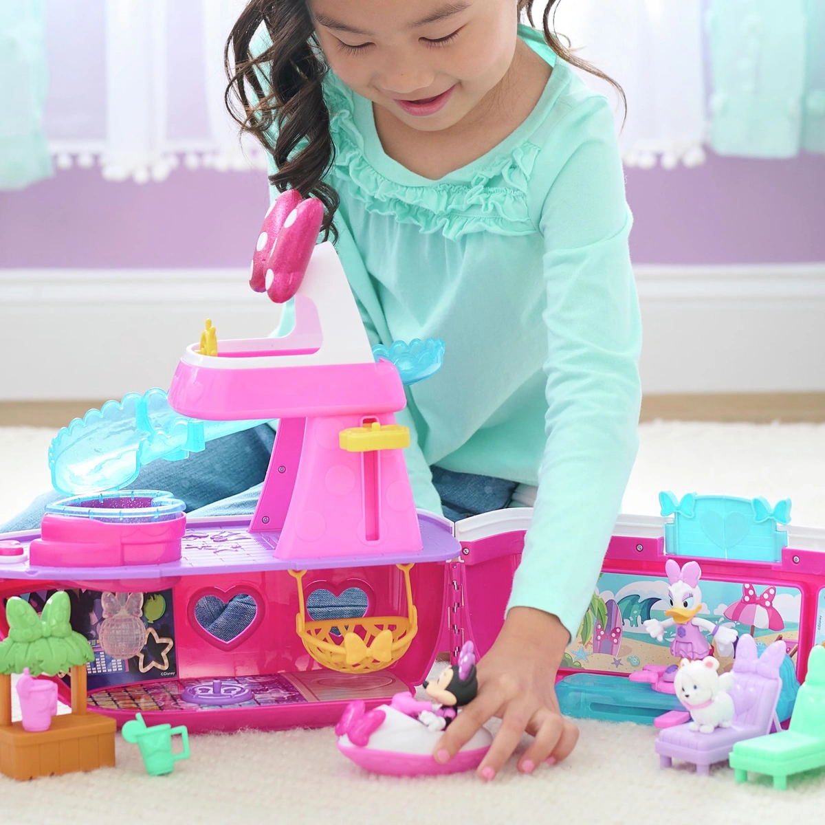 Disney Junior Minnie Mouse Bowdazzling Yacht Playset