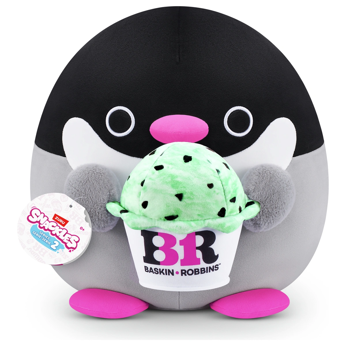 Snackles Series 2 14" Penelope Penguin Plush