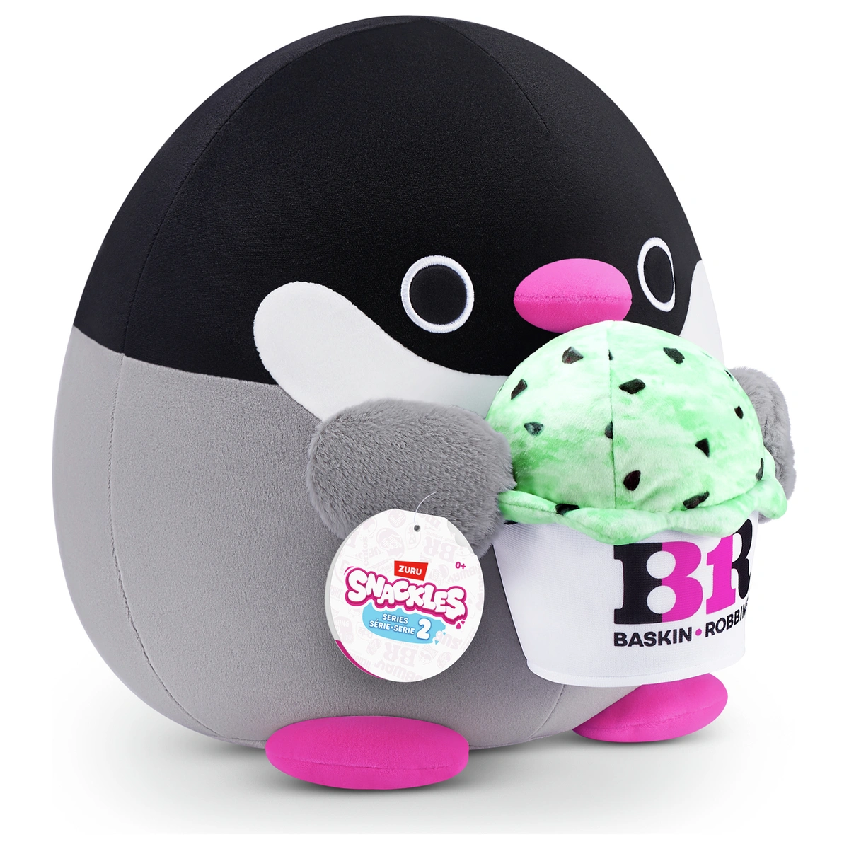 Snackles Series 2 14" Penelope Penguin Plush