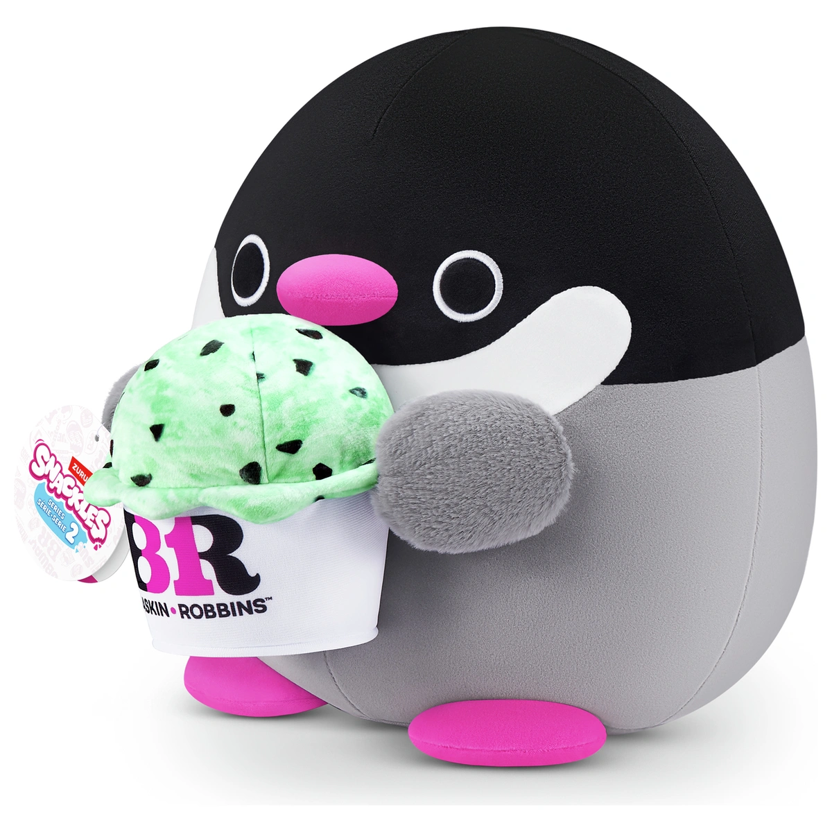 Snackles Series 2 14" Penelope Penguin Plush