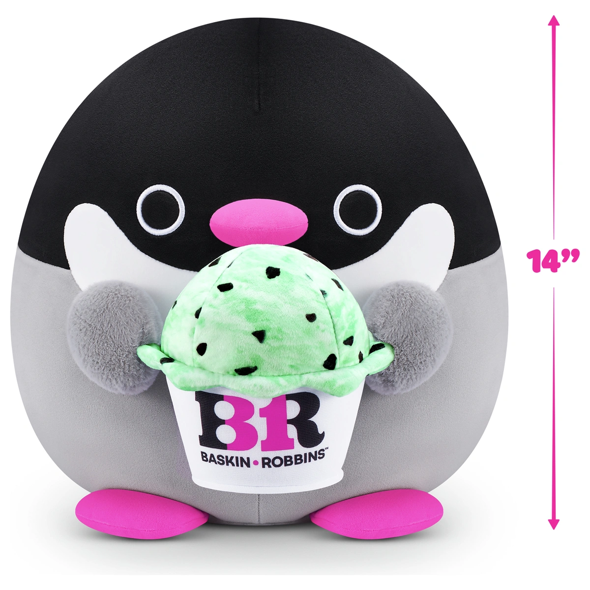 Snackles Series 2 14" Penelope Penguin Plush