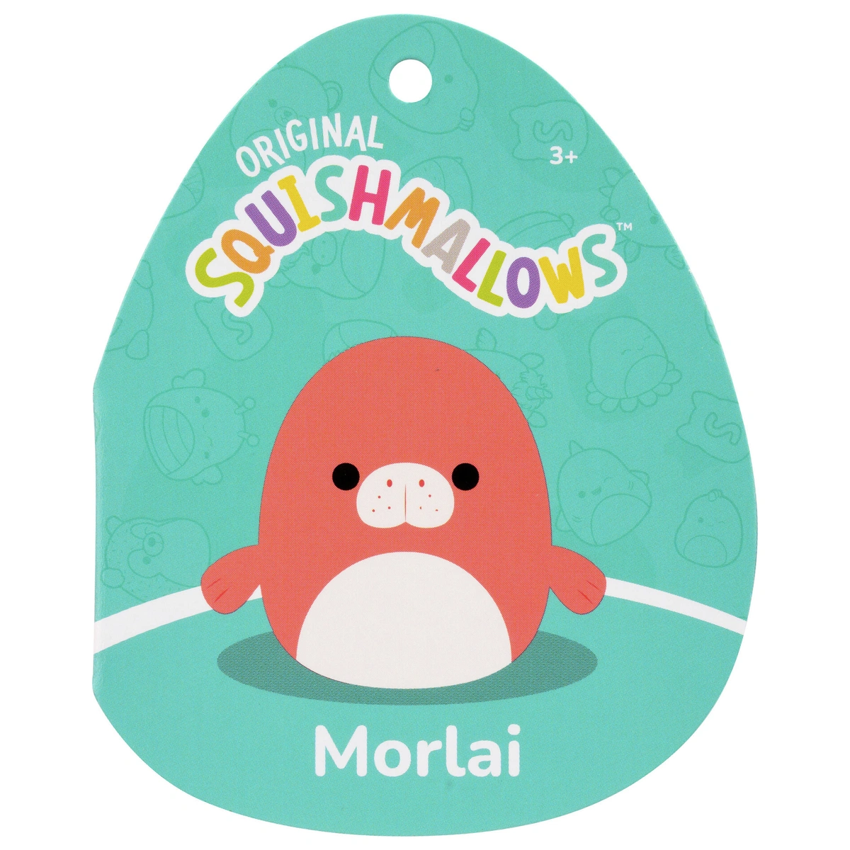Squishmallows 16'' Coral Manatee Plush