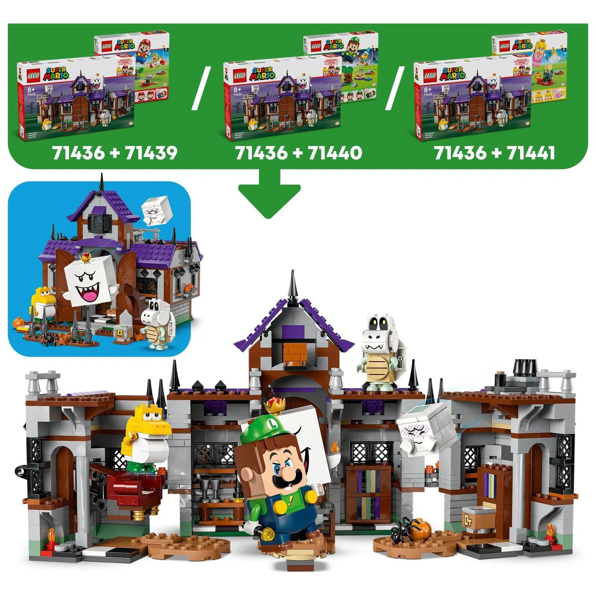 LEGO Super Mario King Boo's Haunted Mansion Set 71436