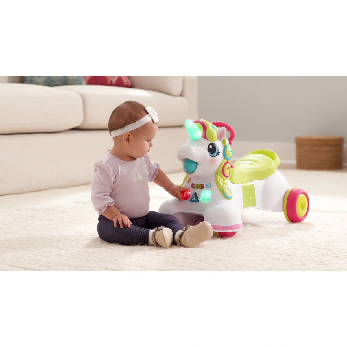 Infantino 3-in-1 Sit, Walk & Ride Unicorn